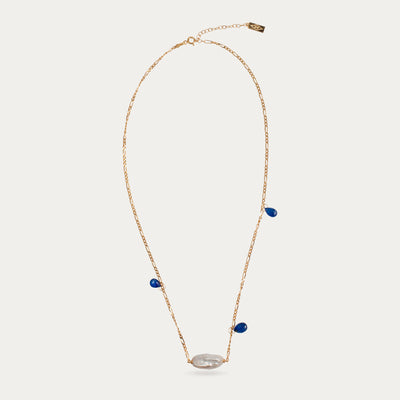 PEARL & SAPPHIRE NECKLACE