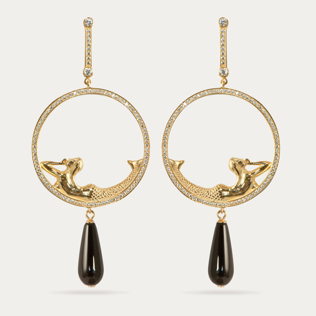 Black Onyx Tales Earrings Black Onyx Tales Earrings